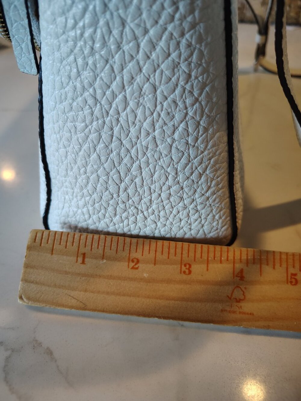 Kate Spade White Pebble Leather Crossbody/Satchel - Picture 4 of 8